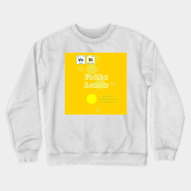 Square Vodka Lemon Crewneck Sweatshirt by Art-Frankenberg